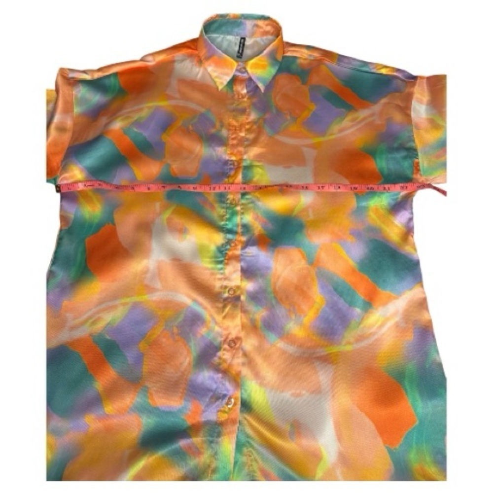 Trendy Multi Color Blouse - Picture 2 of 7
